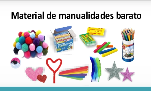 Material para manualidades infantil barato