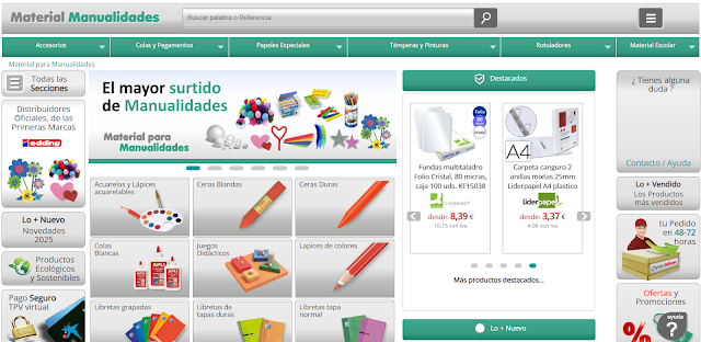 El material más barato para tu manualidad Materiales para tu manualidad baratos
